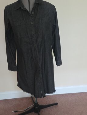 Joan Rivers Label Classic Lightweight Denim Shirt Dress